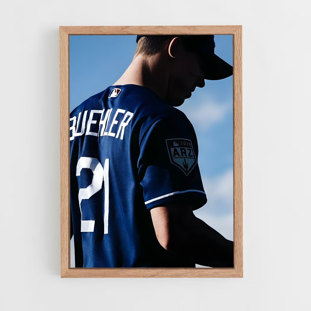 Poster Walker buehler – affiche Baseball (vue 4)